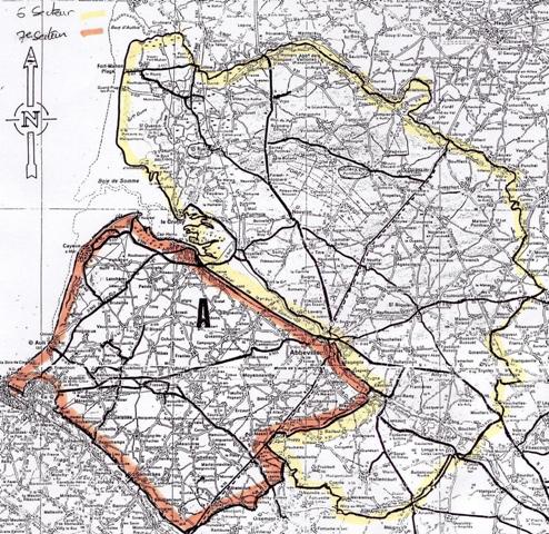 Carte des 6Ã¨me et 7Ã¨me secteurs de psychiatrie de la Somme